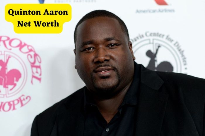 Quinton aaron net worth